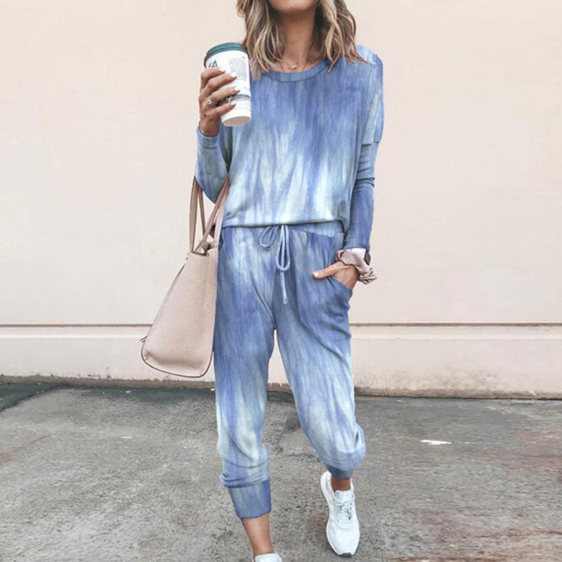 Casual jumpsuit for women with a modern batik design and practical pockets Lune London