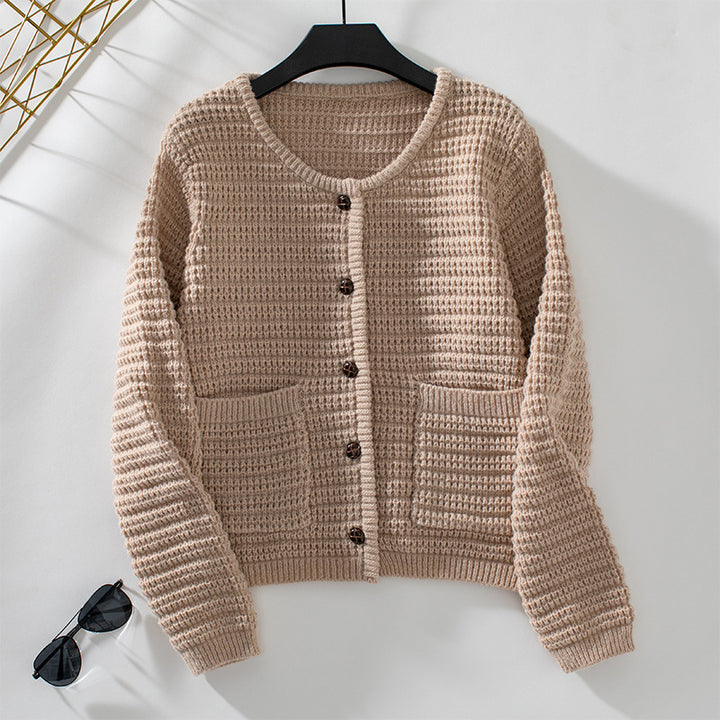 Women’s knit jacket with pockets Lune London