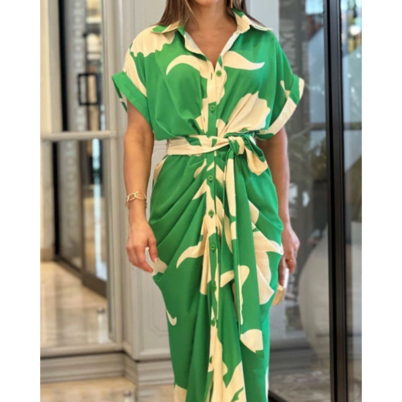 Chic and Stylish Tropical Maxi Cover-Up Dress for Women