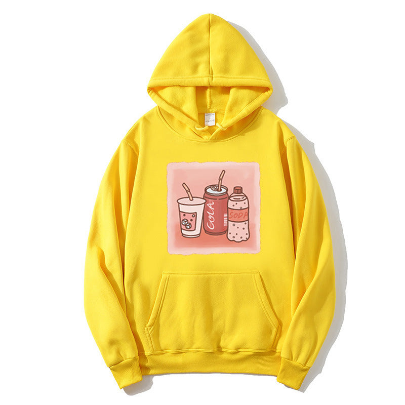 Women’s hoodie with inspiring drink motif Chic & Stil