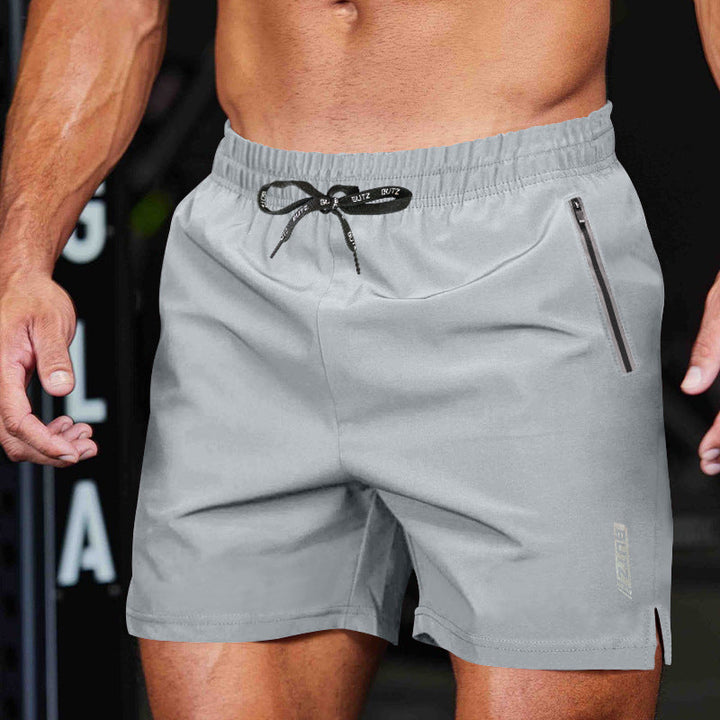 Men's Sporty Multifunctional Shorts with Quick-Drying Technology and Practical Zip Pockets Lune London