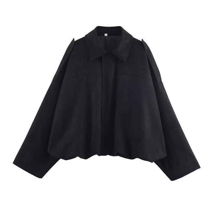 Fashionable oversized women's leisure jacket with practical pockets Lune London