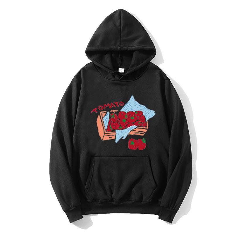 Women's hoodie with creative vegetable motif Chic & Stil