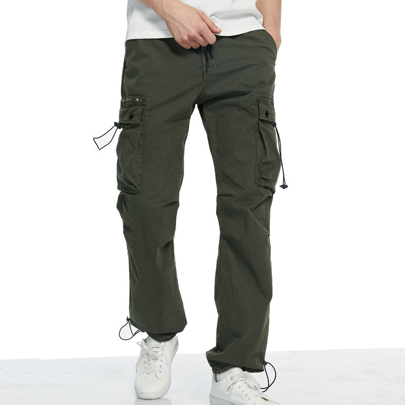 Men's cargo pants with practical side pockets and adjustable waist Lune London