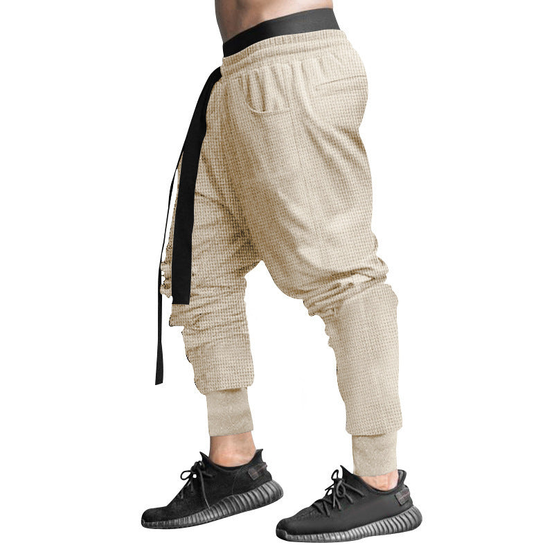 Fashionable men's sweatpants with innovative drawstring and side pockets Lune London