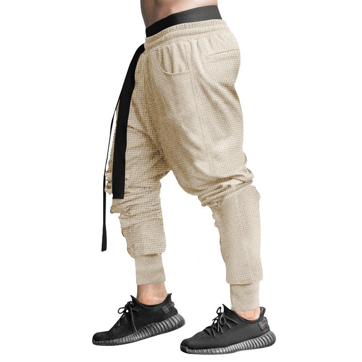 Fashionable men's sweatpants with innovative drawstring and side pockets Lune London