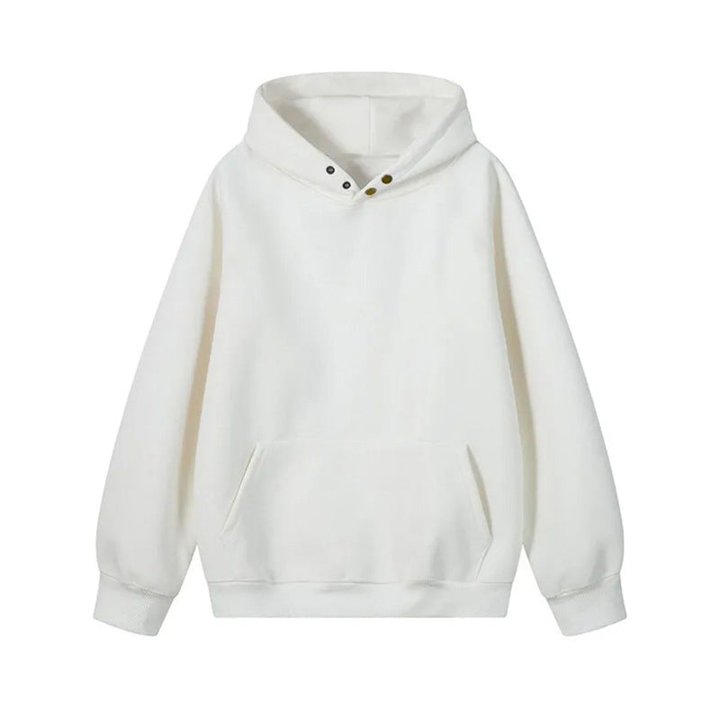Hooded sweatshirt for women with innovative cut and practical snap buttons Lune London