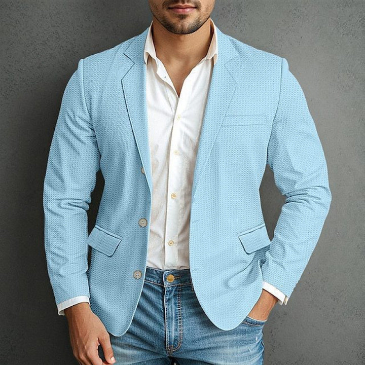 Elegant blazer for men with a textured design and practical pockets Lune London