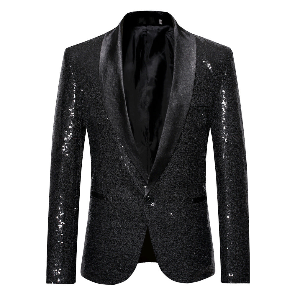 Elegant sequined blazer for men with a modern cut Lune London