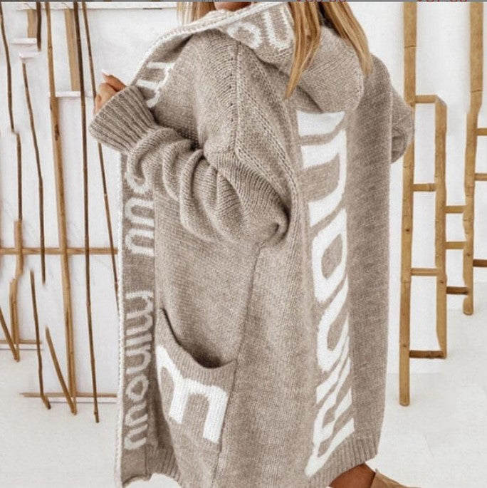 Ladies comfortable Lune London hooded Cardigan