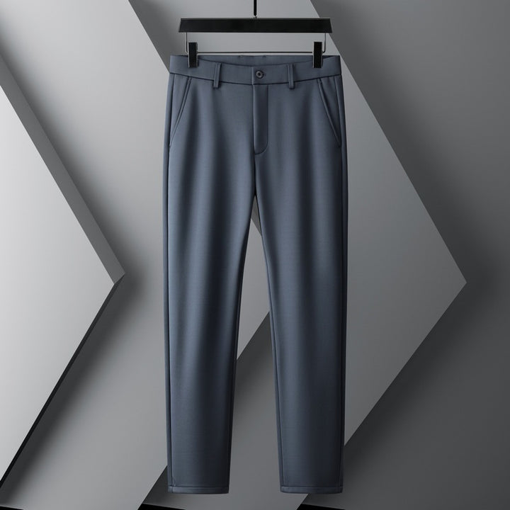 Modern chinos for men with elastic waistband and side pockets Lune London