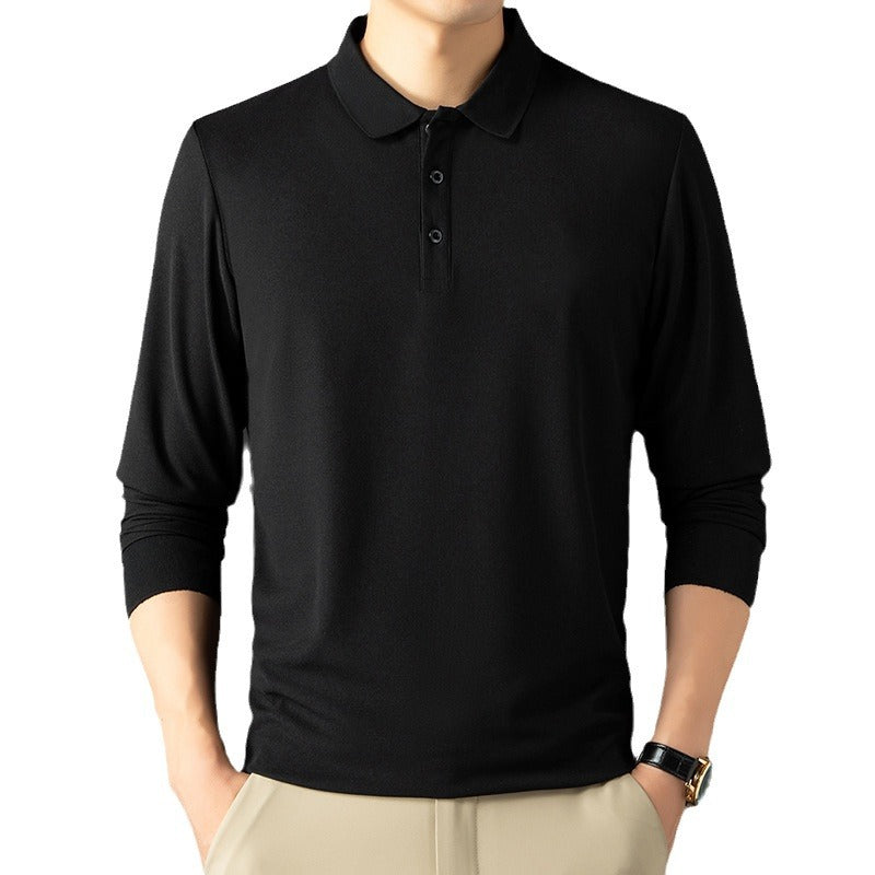 Breathable piqué polo shirt for men with elegant buttoning Lune London