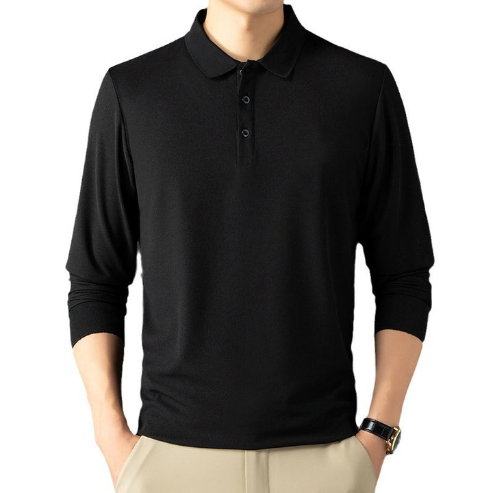 Breathable piqué polo shirt for men with elegant buttoning Lune London