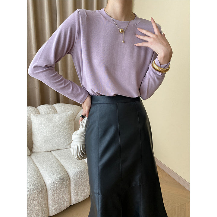 Women's Sporty Long Sleeve Shirt with Elegant Cut Chic & Stil