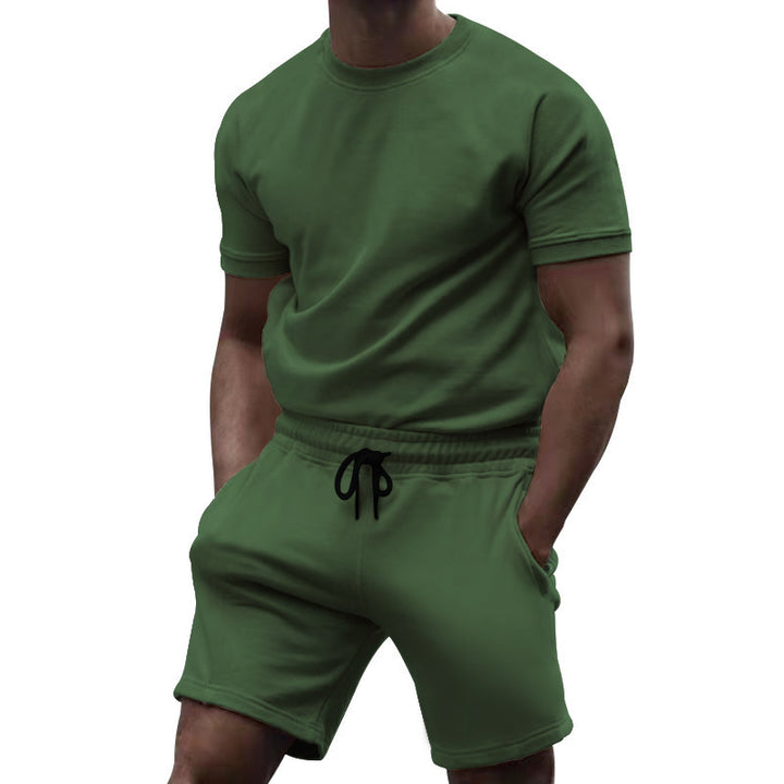 Casual sports set for men with high-quality crew neck and elastic waist Lune London