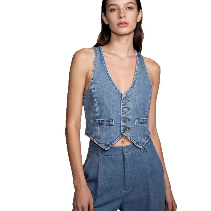 Ladies Jeans Vest Lune London