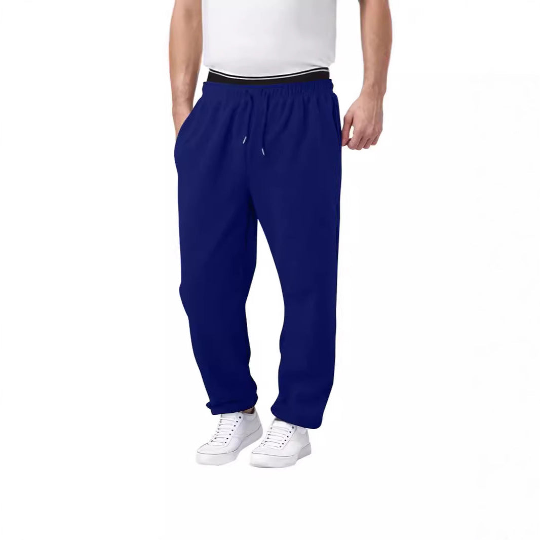 Comfortable men's jogger pants with elastic waistband and side pockets Lune London