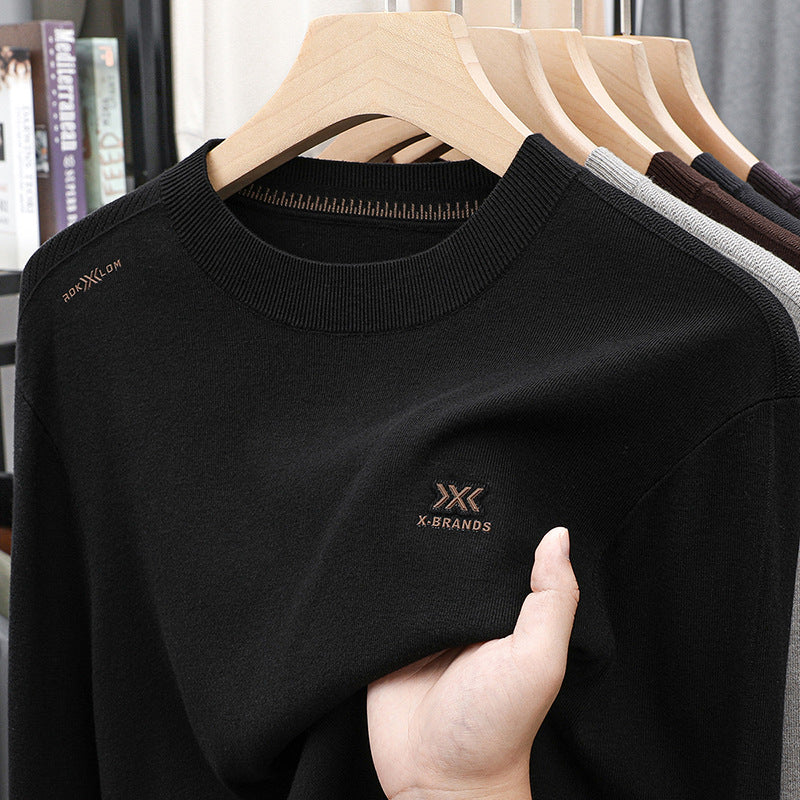 High-quality cotton round neck sweater for men Lune London