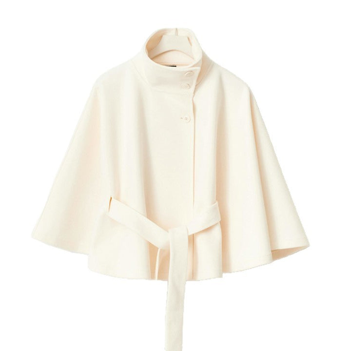 Relaxed hooded jacket for women with tie belt Lune London