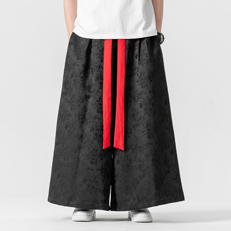 Elegant maxi skirt for men with decorative bow tie Chic and Style