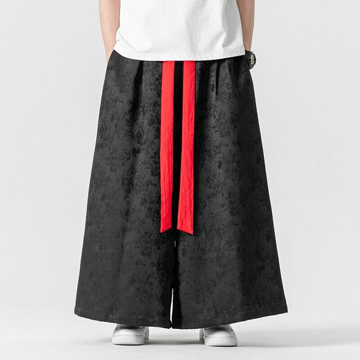 Elegant maxi skirt for men with decorative bow tie Chic and Style