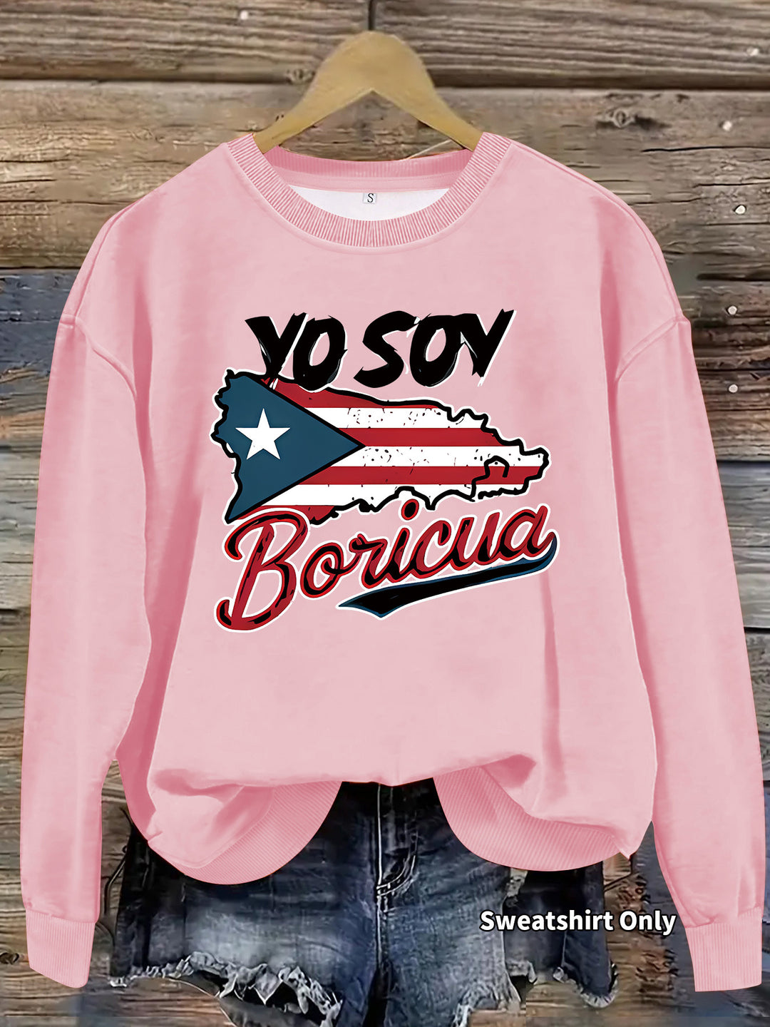Sweatshirt femme avec design créatif Porto Rico et coupe décontractée Chic & Stil