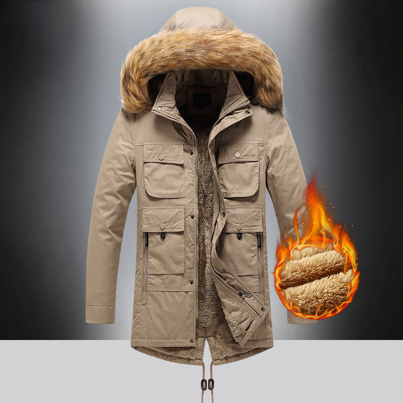 Insulated parka jacket for men Lune London