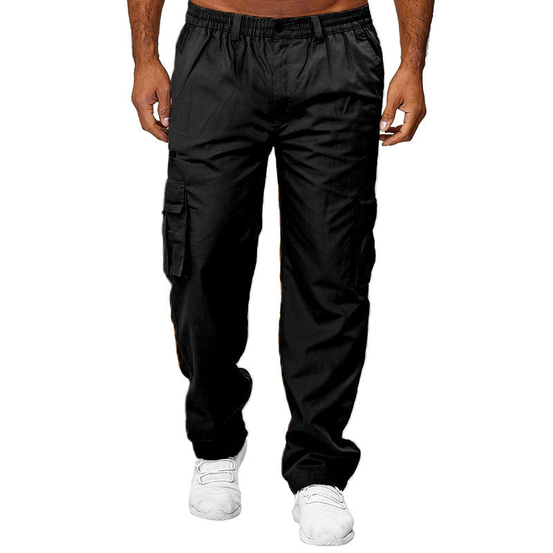 Men's cargo pants with elastic waistband and practical side pockets Lune London