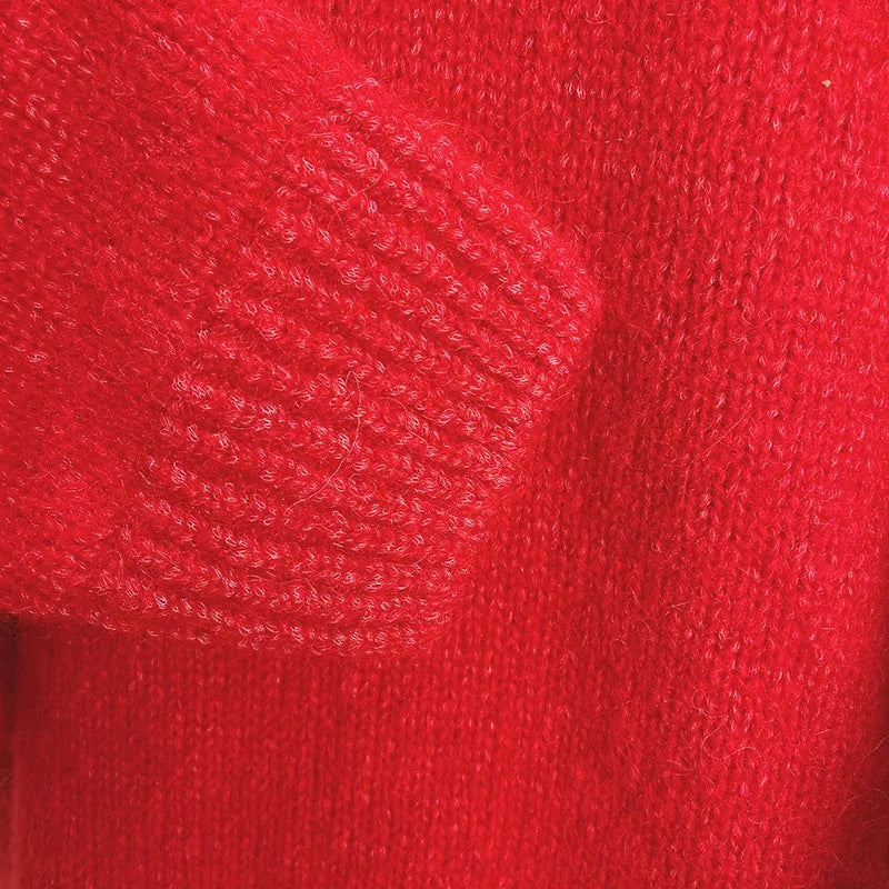 Cashmere sweater for women with statement print Lune London