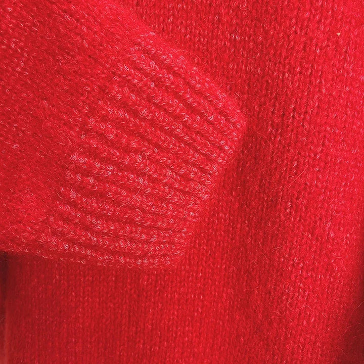 Cashmere sweater for women with statement print Lune London