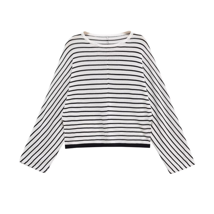 Ladies oversized striped sweater Lune London