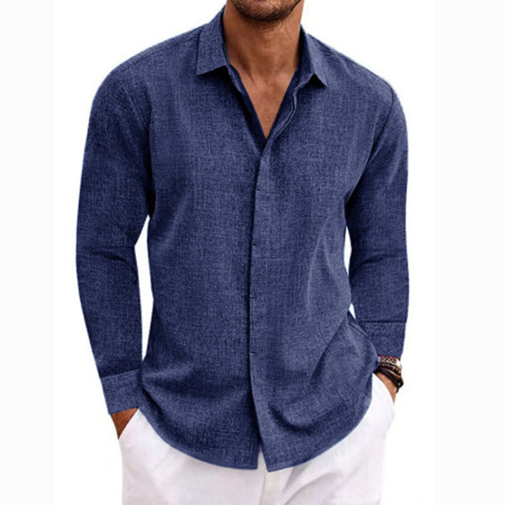 Men's Leisure Shirt Made Of Breathable Cotton with Long Sleeves and Modern Cut Lune London