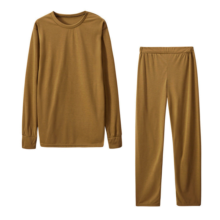 Women's Long Sleeve Pajama Set with Elastic Pants Lune London