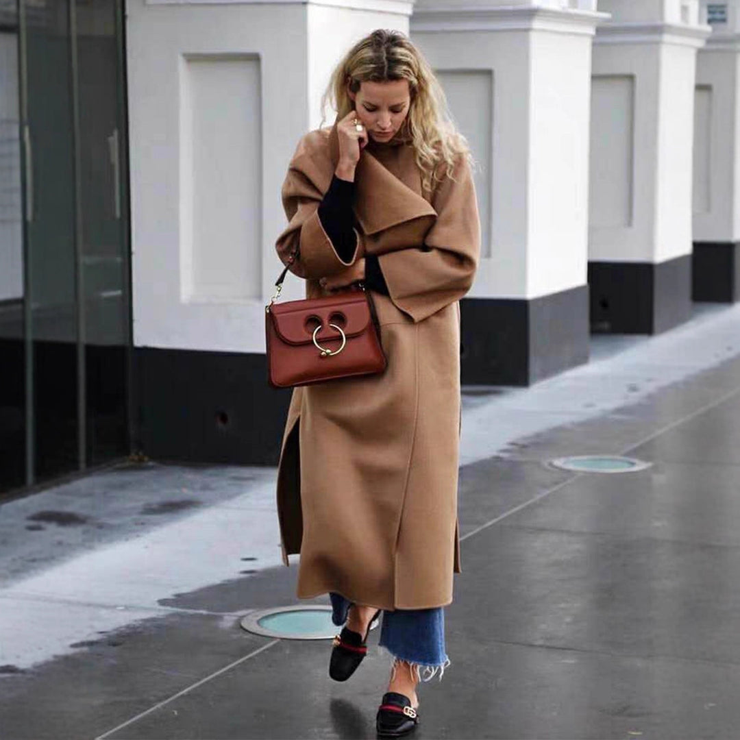 Manteau élégant surdimensionné pour femme avec devant ouvert Chic & Stil