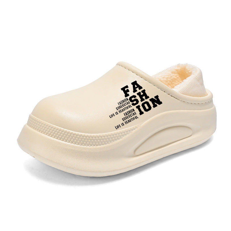 Ladies comfortable slippers with warm lining and non-slip sole Lune London