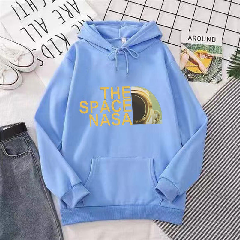 Women's hoodie with modern space design Chic & Stil