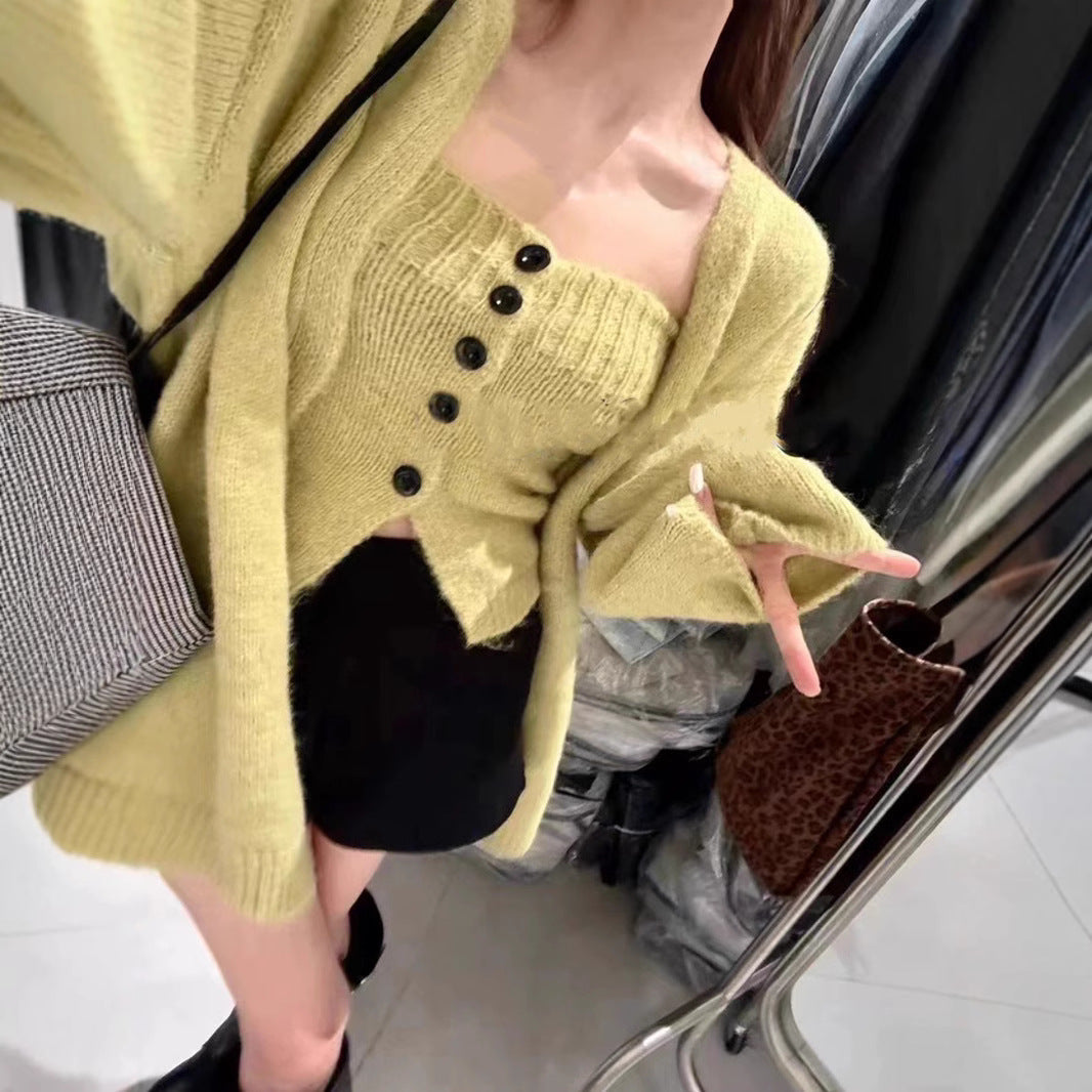 Cardigan pour femmes avec boutons et devant ouvert Chic & Stil