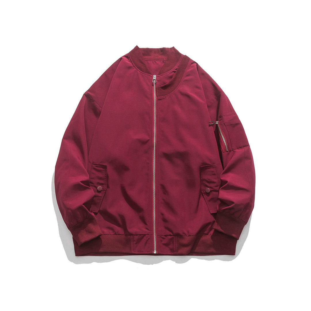Casual bomber jacket for men with zipper and side pockets Lune London