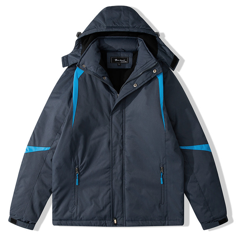 Lady insulated outdoor jacket with adjustable hood Lune London