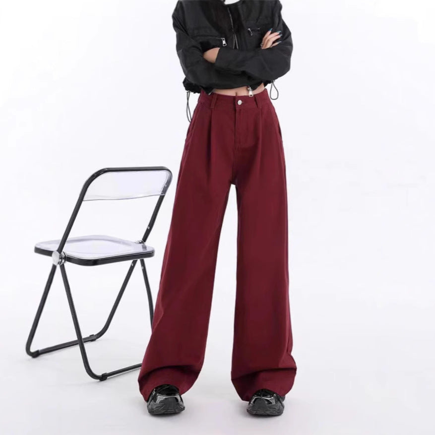 Pantalons chino large pour femmes Chic & Stil