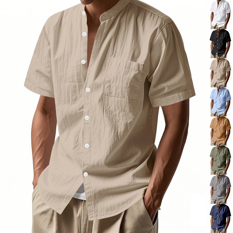 Men Short Sleeve Shirt Lune London