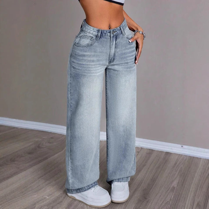 Women Loose Jeans In Vintage Style Lune London