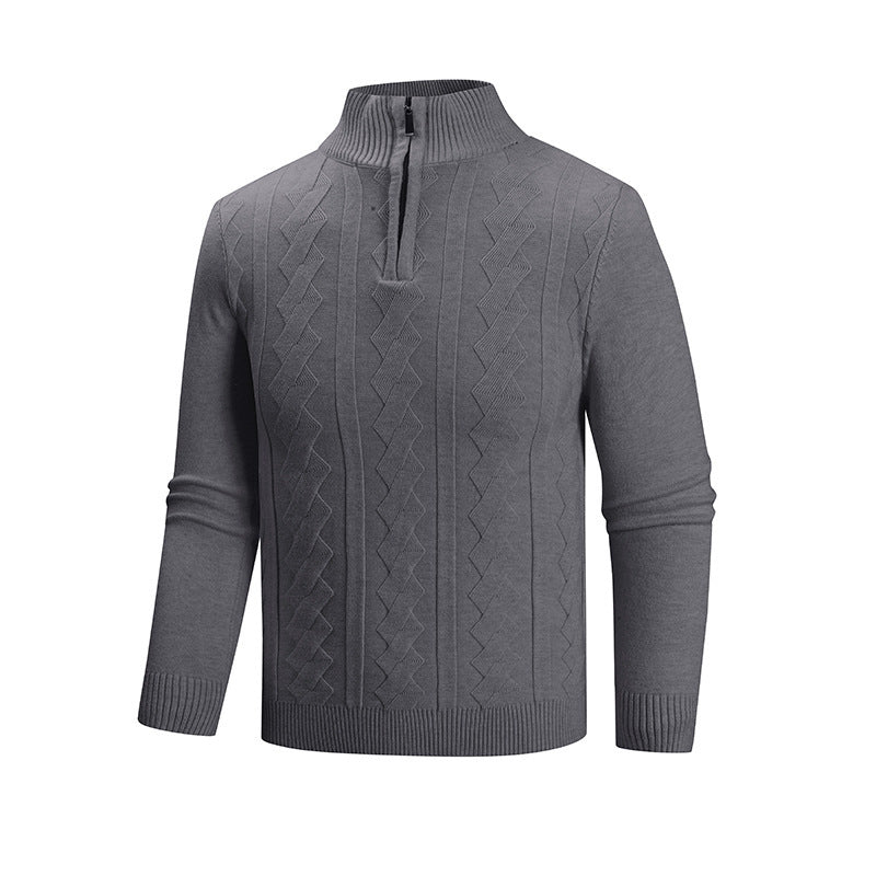 Lune London | Men's knitted sweater with high collar