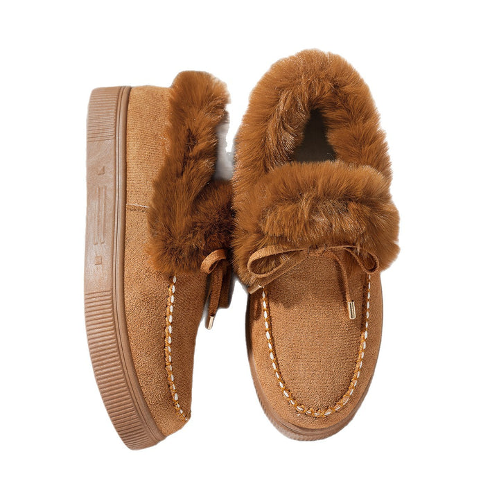 Ladies Fleece lined sneakers Lune London