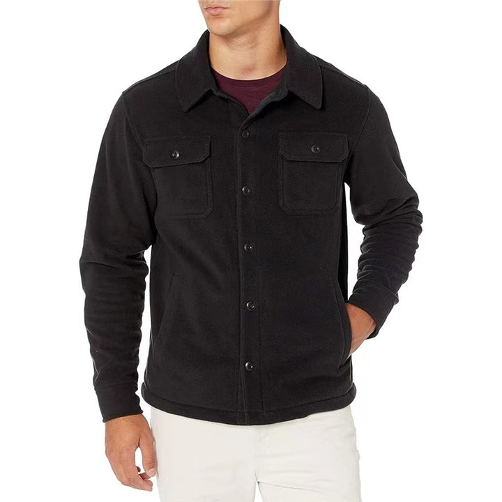 Fleece jacket for men with practical pockets Lune London