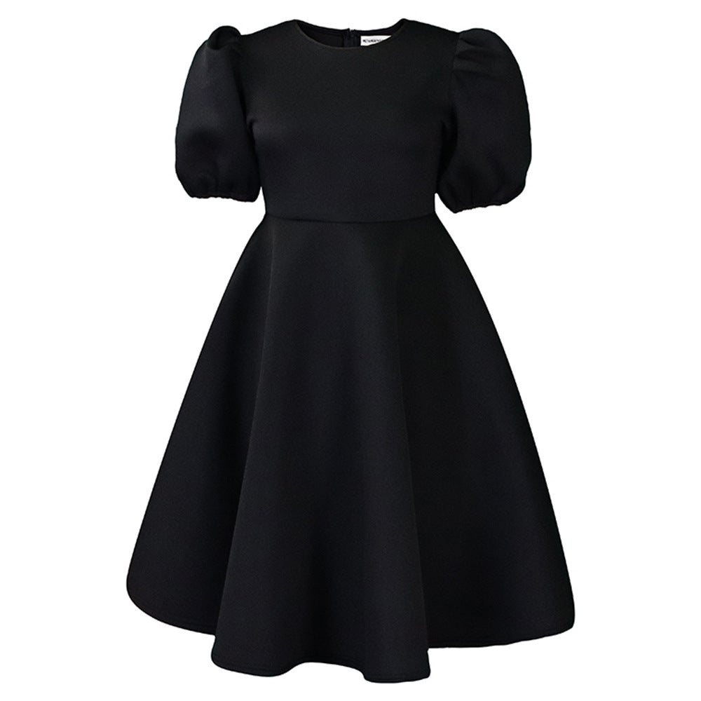 Skater dress for women with voluminous sleeves and a flared skirt Lune London