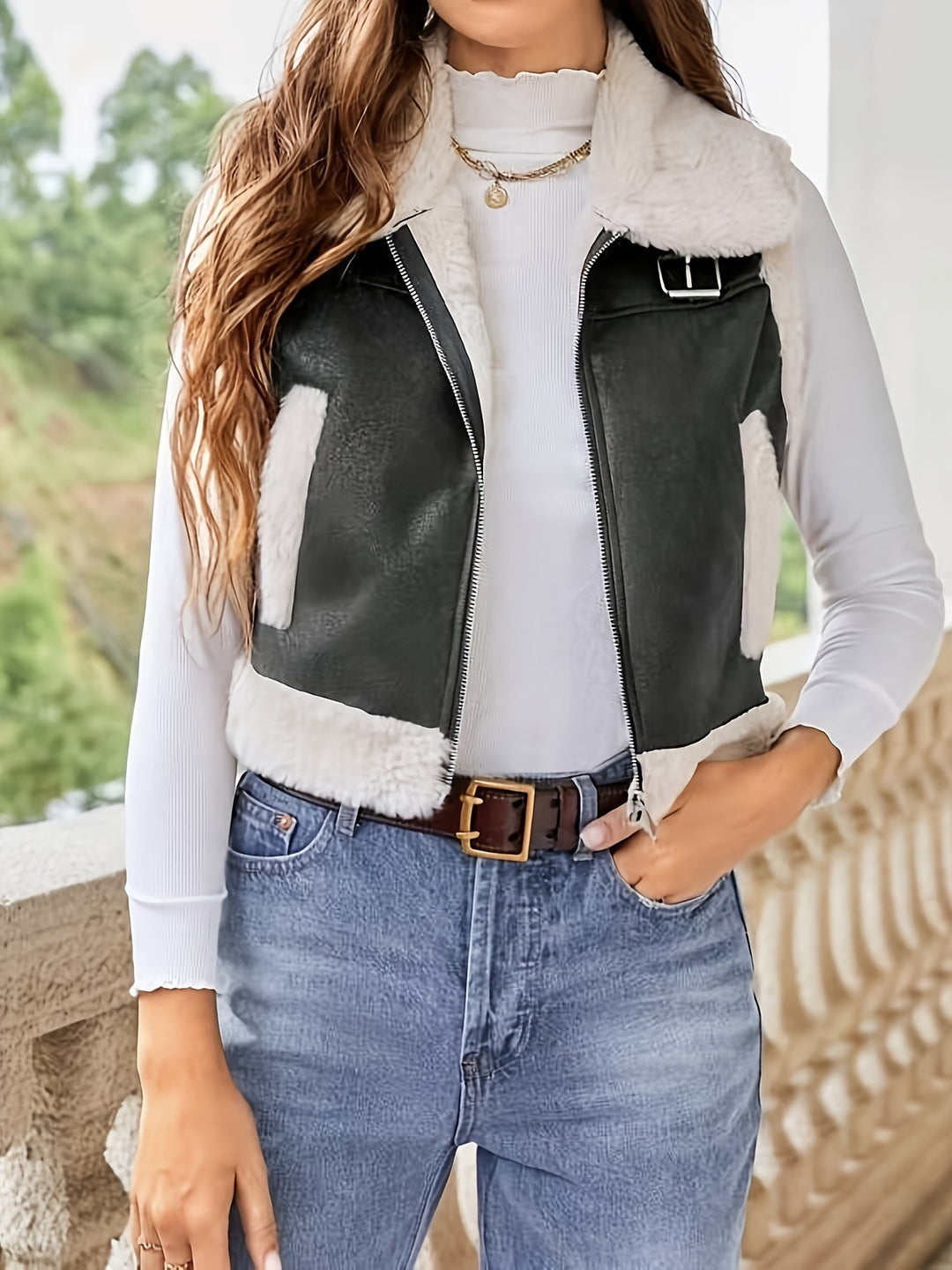 Ladies Fashion Vests with Soft Lining and Stylish Collar Lune London