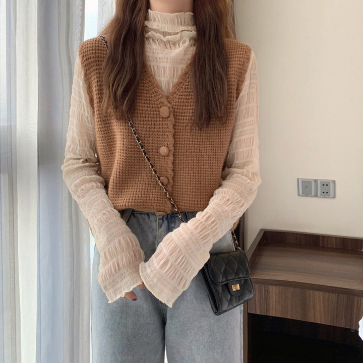 Ladies knitted vest Lune London