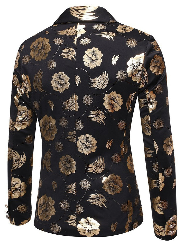 Veste élégante pour hommes avec un motif floral luxueux Lune London