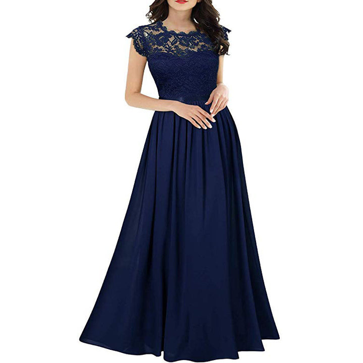 A-line Lace Sleeve Evening Dress for Women Chic and Stylish